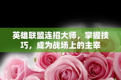 英雄联盟连招大师图片