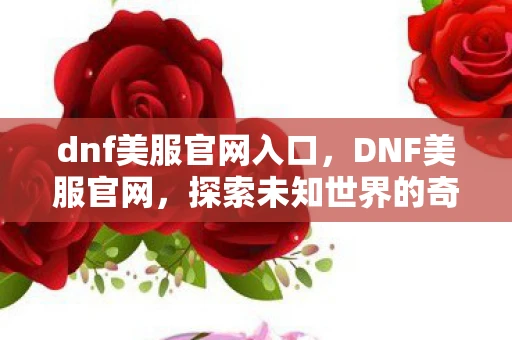 dnf美服官网入口，DNF美服官网，探索未知世界的奇幻之旅