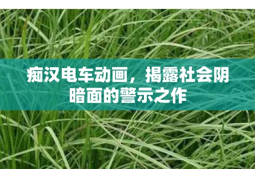 痴汉电车动画，揭露社会阴暗面的警示之作