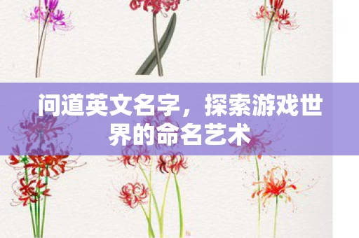 探索游戏世界的命名艺术图片
