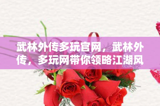 武林外传多玩官网，武林外传，多玩网带你领略江湖风情