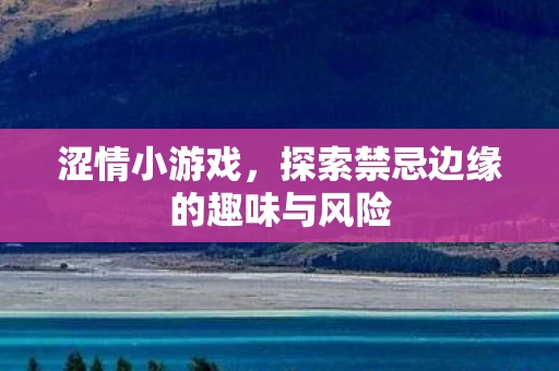 涩情小游戏，探索禁忌边缘的趣味与风险