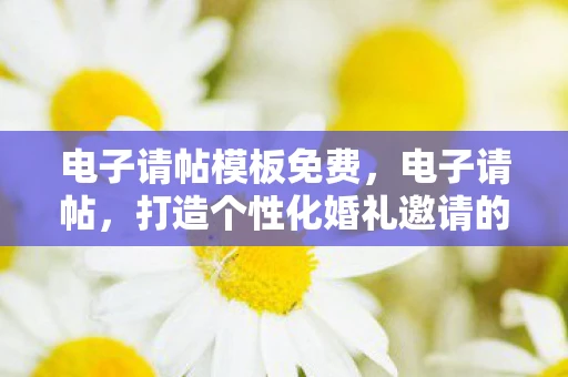 电子请帖模板免费，电子请帖，打造个性化婚礼邀请的新风尚