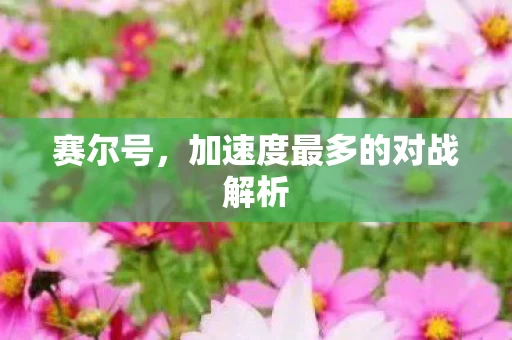 加速度最多的对战解析图片
