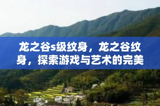 龙之谷s级纹身，龙之谷纹身，探索游戏与艺术的完美结合