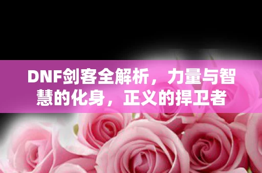 DNF剑客全解析图片