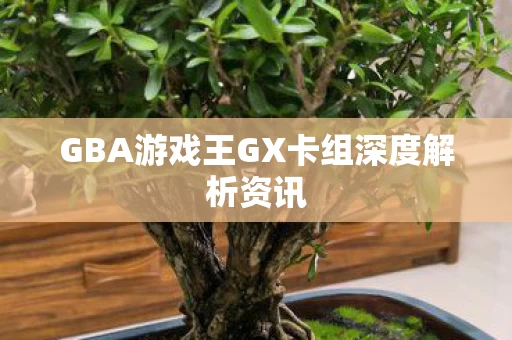 GBA游戏王GX卡组深度解析资讯图片