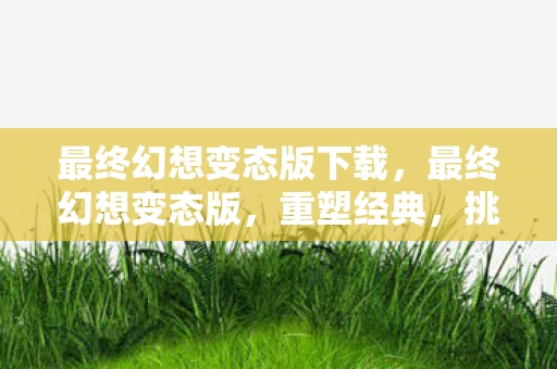 最终幻想变态版下载，最终幻想变态版，重塑经典，挑战极限