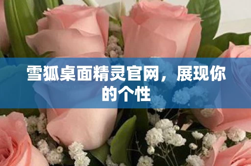 雪狐桌面精灵官网图片