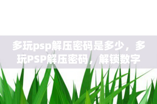 多玩psp解压密码是多少，多玩PSP解压密码，解锁数字娱乐的新世界