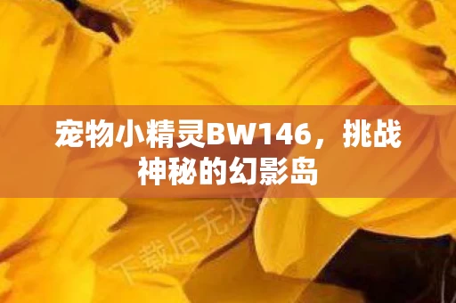 宠物小精灵BW146图片