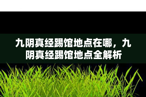 九阴真经踢馆地点在哪，九阴真经踢馆地点全解析