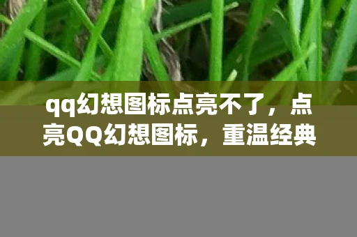 qq幻想图标点亮不了，点亮QQ幻想图标，重温经典游戏的回忆之旅