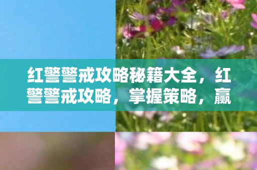 红警警戒攻略秘籍大全，红警警戒攻略，掌握策略，赢得胜利