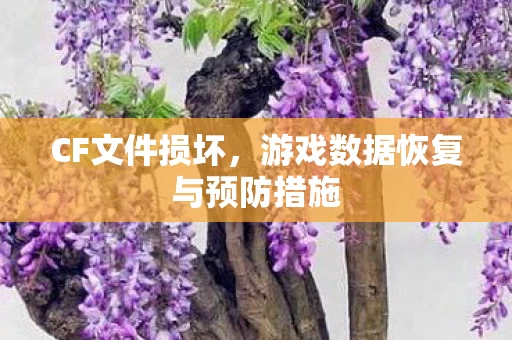 游戏数据恢复与预防措施图片