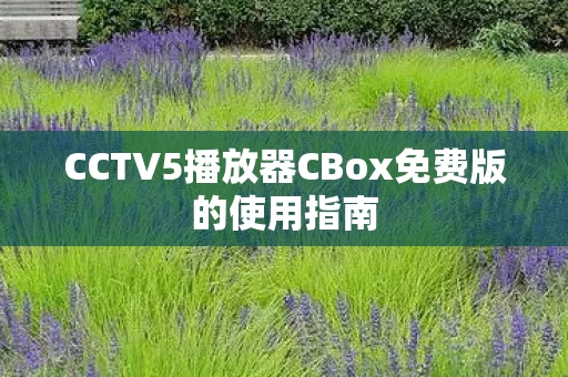 CCTV5播放器CBox免费版的使用指南
