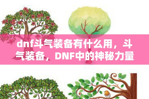 dnf斗气装备有什么用，斗气装备，DNF中的神秘力量