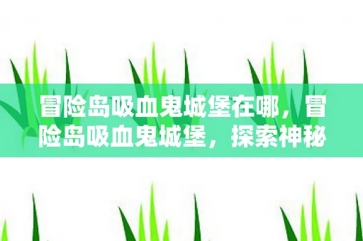 冒险岛吸血鬼城堡在哪，冒险岛吸血鬼城堡，探索神秘与恐怖的边界