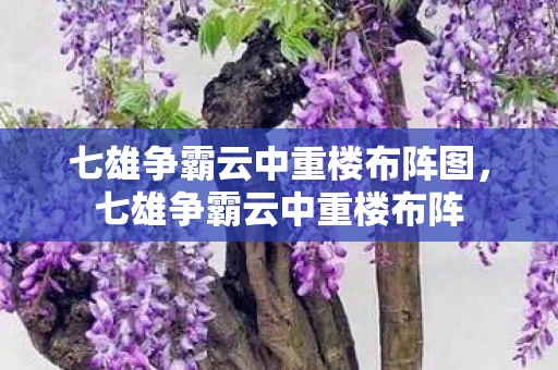 七雄争霸云中重楼布阵图，七雄争霸云中重楼布阵