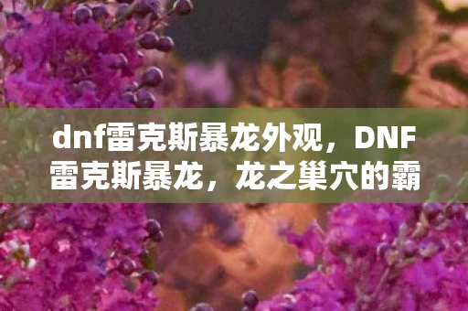 dnf雷克斯暴龙外观，DNF雷克斯暴龙，龙之巢穴的霸主