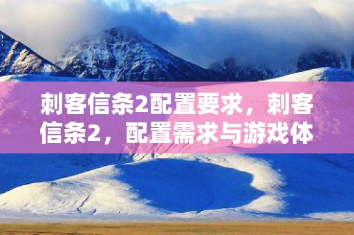 刺客信条2配置要求，刺客信条2，配置需求与游戏体验优化指南