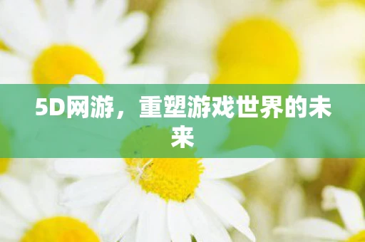 5D网游，重塑游戏世界的未来