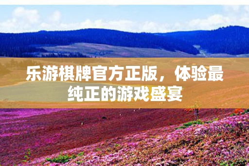 体验最纯正的游戏盛宴图片