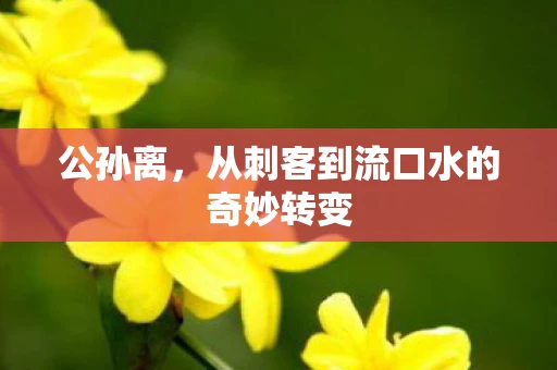 公孙离，从刺客到流口水的奇妙转变