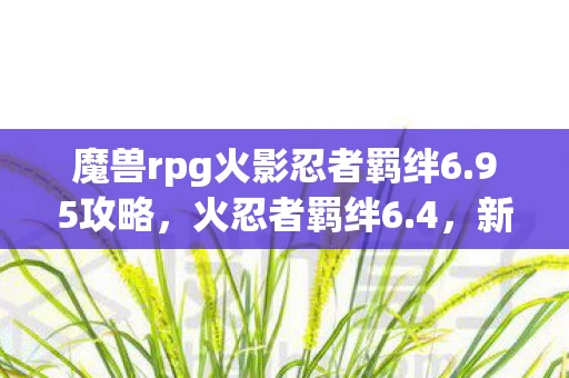 魔兽rpg火影忍者羁绊6.95攻略，火忍者羁绊6.4，新的冒险与挑战