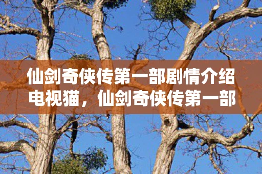 仙剑奇侠传第一部剧情介绍电视猫，仙剑奇侠传第一部，跨越千年的爱恨情仇