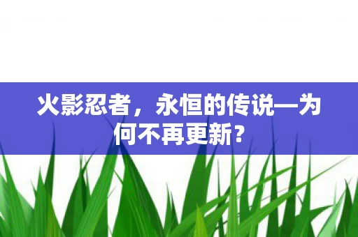 为何不再更新图片