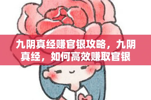 九阴真经赚官银攻略，九阴真经，如何高效赚取官银