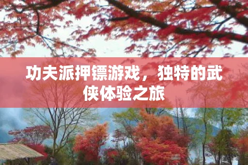 独特的武侠体验之旅图片