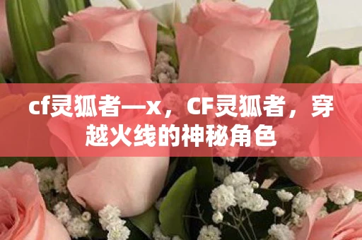 cf灵狐者—x，CF灵狐者，穿越火线的神秘角色