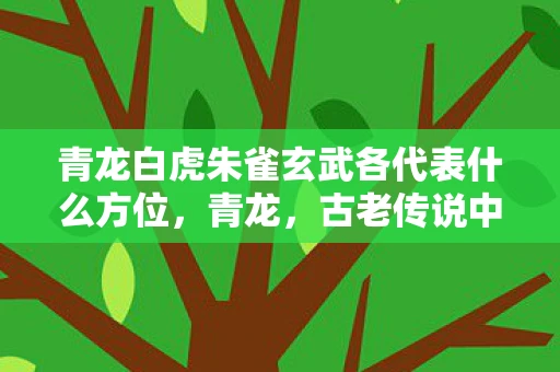 青龙白虎朱雀玄武各代表什么方位，青龙，古老传说中的神秘生物