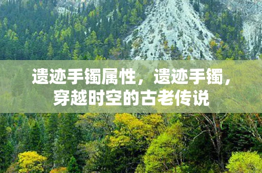 遗迹手镯属性，遗迹手镯，穿越时空的古老传说