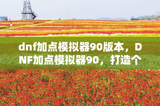 dnf加点模拟器90版本，DNF加点模拟器90，打造个性化角色，提升战斗力的必备工具