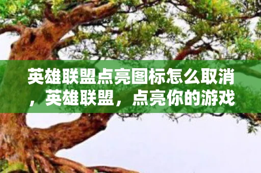 英雄联盟点亮图标怎么取消，英雄联盟，点亮你的游戏图标，展现你的独特风采