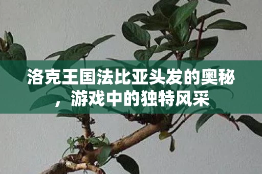洛克王国法比亚头发的奥秘图片
