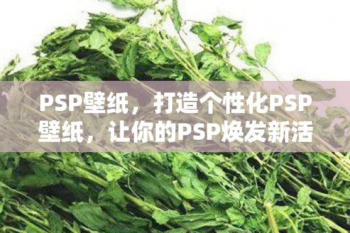 PSP壁纸，打造个性化PSP壁纸，让你的PSP焕发新活力