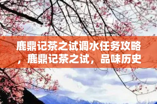 鹿鼎记茶之试调水任务攻略，鹿鼎记茶之试，品味历史长河中的茶香