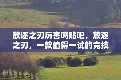 放逐之刃厉害吗贴吧，放逐之刃，一款值得一试的竞技游戏