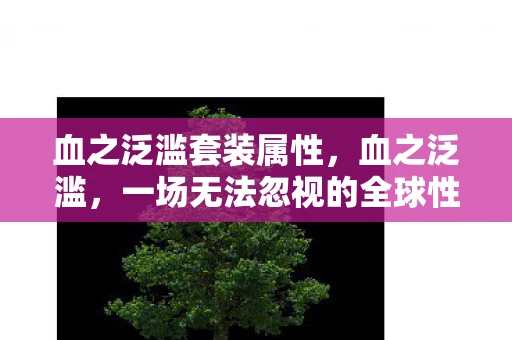 血之泛滥套装属性，血之泛滥，一场无法忽视的全球性危机