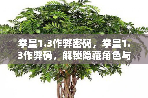 拳皇1.3作弊密码，拳皇1.3作弊码，解锁隐藏角色与无限技能