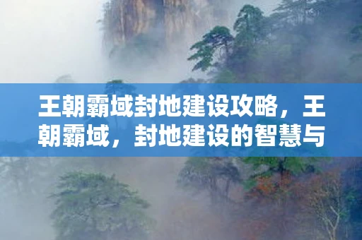 王朝霸域封地建设攻略，王朝霸域，封地建设的智慧与策略