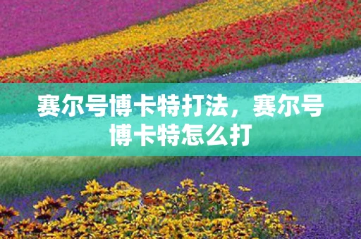 赛尔号博卡特打法，赛尔号博卡特怎么打