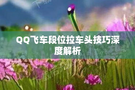 QQ飞车段位拉车头技巧深度解析图片