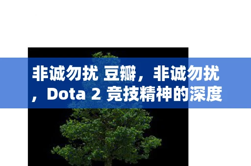 非诚勿扰 豆瓣，非诚勿扰，Dota 2 竞技精神的深度剖析
