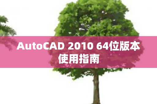 AutoCAD 2010 64位版本使用指南图片