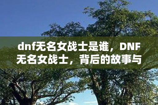 dnf无名女战士是谁，DNF无名女战士，背后的故事与传奇